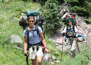 Trail hikers